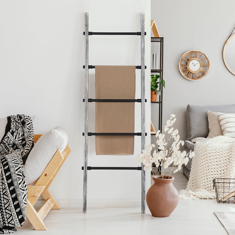 Gracie Oaks 58.85'' Tall Blanket Ladder & Reviews Wayfair